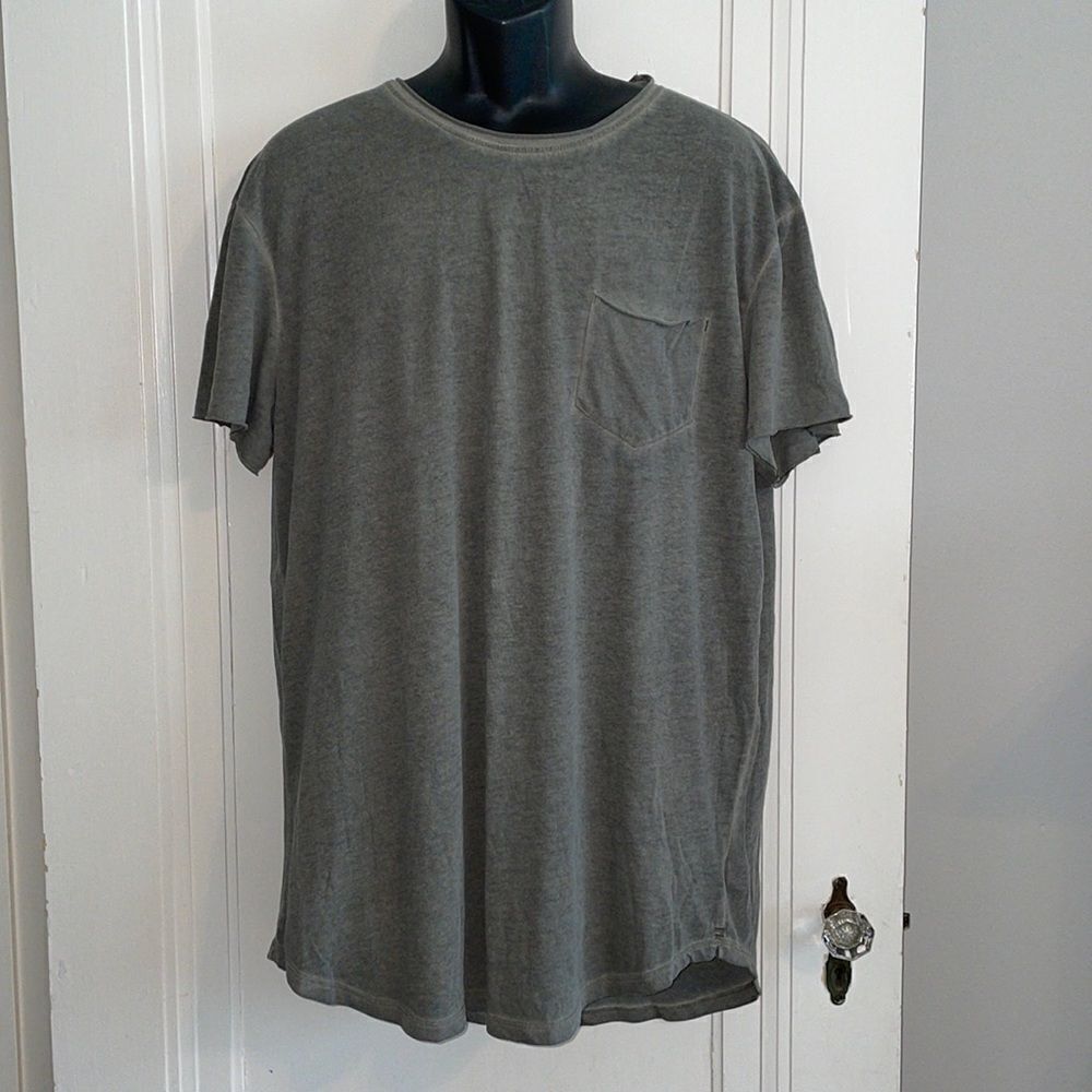 Brooklyn Calling‎ N.Y.C. sage green thin cotton short sleeve T-shirt